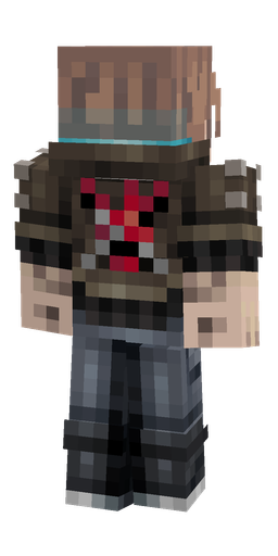 Black skin: body, back render