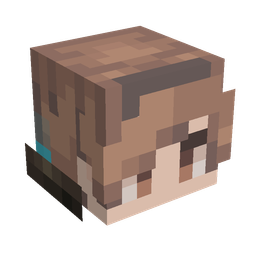 Black skin: head render