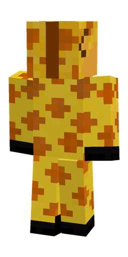 Brown skin: body, back render