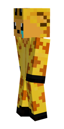Brown skin: body, left side render
