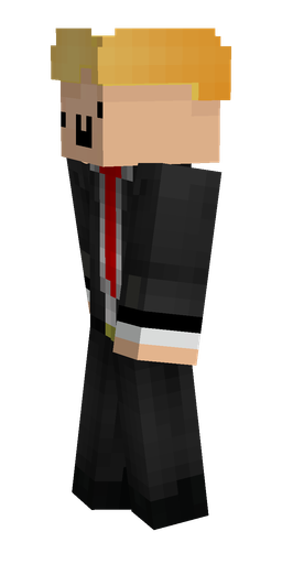 Black skin: body, left side render