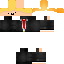 Black skin: raw texture render