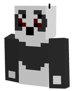 Black skin: bust render