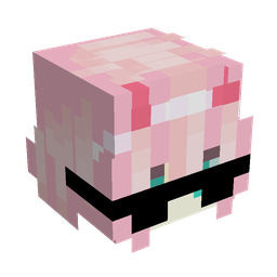Black skin: head render