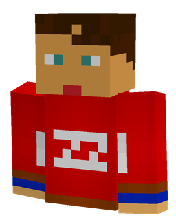 Blue skin: bust render