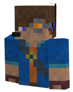 Blue skin: bust render