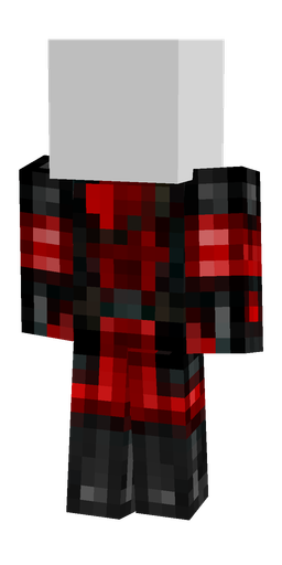 Black skin: body, back render