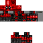 Black skin: raw texture render