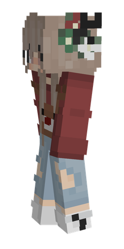 Blue skin: body, left side render