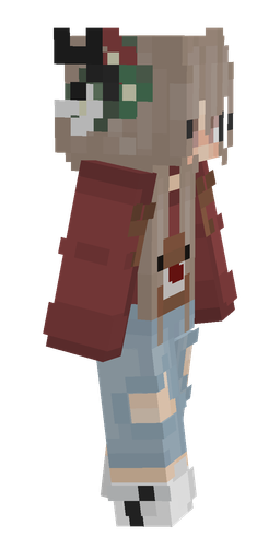 Blue skin: body, right side render