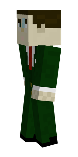 Black skin: body, left side render