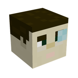 Black skin: head render