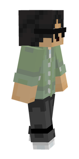 Black skin: body, right side render