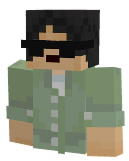 Black skin: bust render