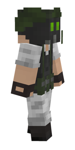 Black skin: body, right side render
