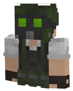 Black skin: bust render