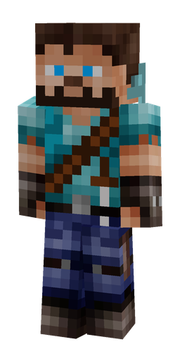 Black skin: body, front render