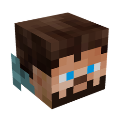 Black skin: head render