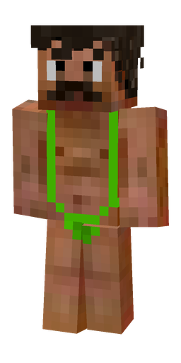 Brown skin: body, front render