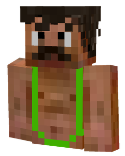 Brown skin: bust render