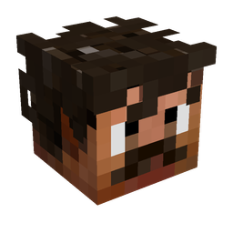 Brown skin: head render