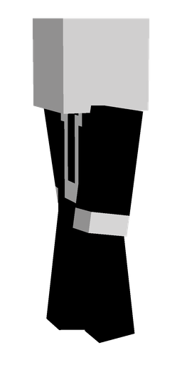 Black skin: body, left side render