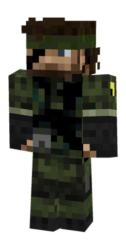 Black skin: body, front render