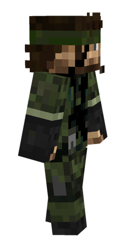 Black skin: body, right side render