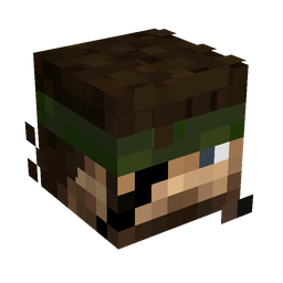 Black skin: head render
