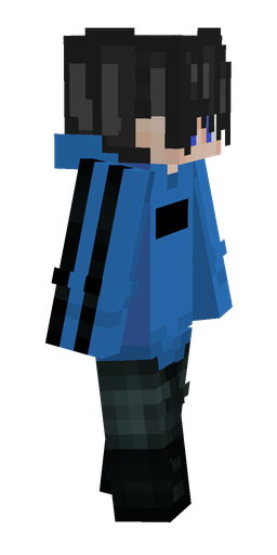 Black skin: body, right side render