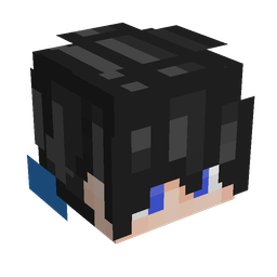 Black skin: head render
