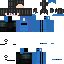Black skin: raw texture render