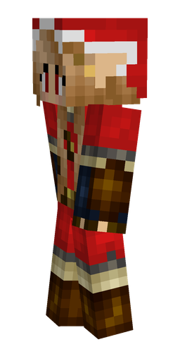 Black skin: body, left side render