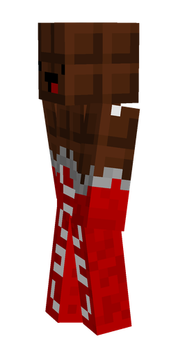 Brown skin: body, left side render