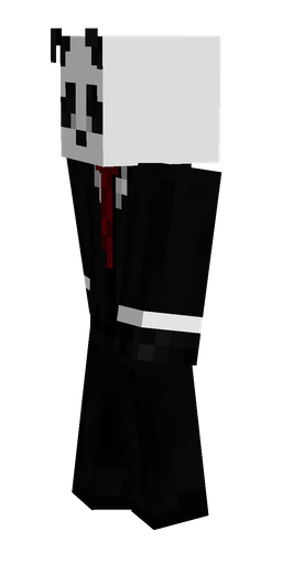 Black skin: body, left side render
