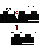 Black skin: raw texture render