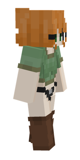 Brown skin: body, right side render