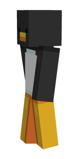 Black skin: body, left side render