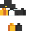 Black skin: raw texture render