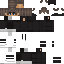 Black skin: raw texture render