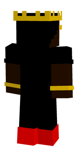 Black skin: body, back render