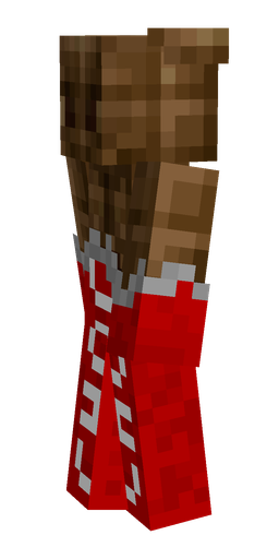 Brown skin: body, left side render