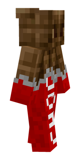 Brown skin: body, right side render