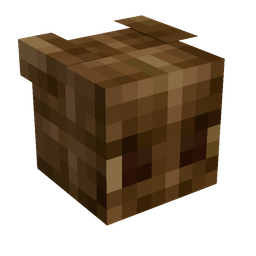 Brown skin: head render