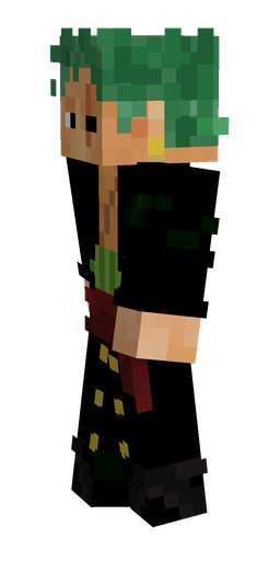 Black skin: body, left side render
