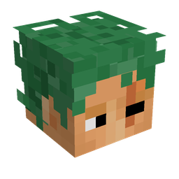 Black skin: head render
