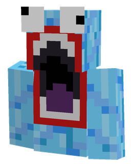 Blue skin: bust render