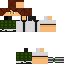 Black skin: raw texture render