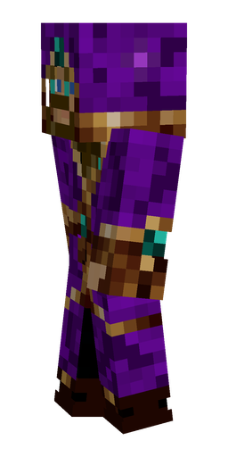 Black skin: body, left side render