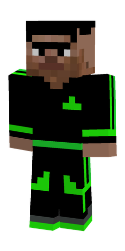 Black skin: body, front render